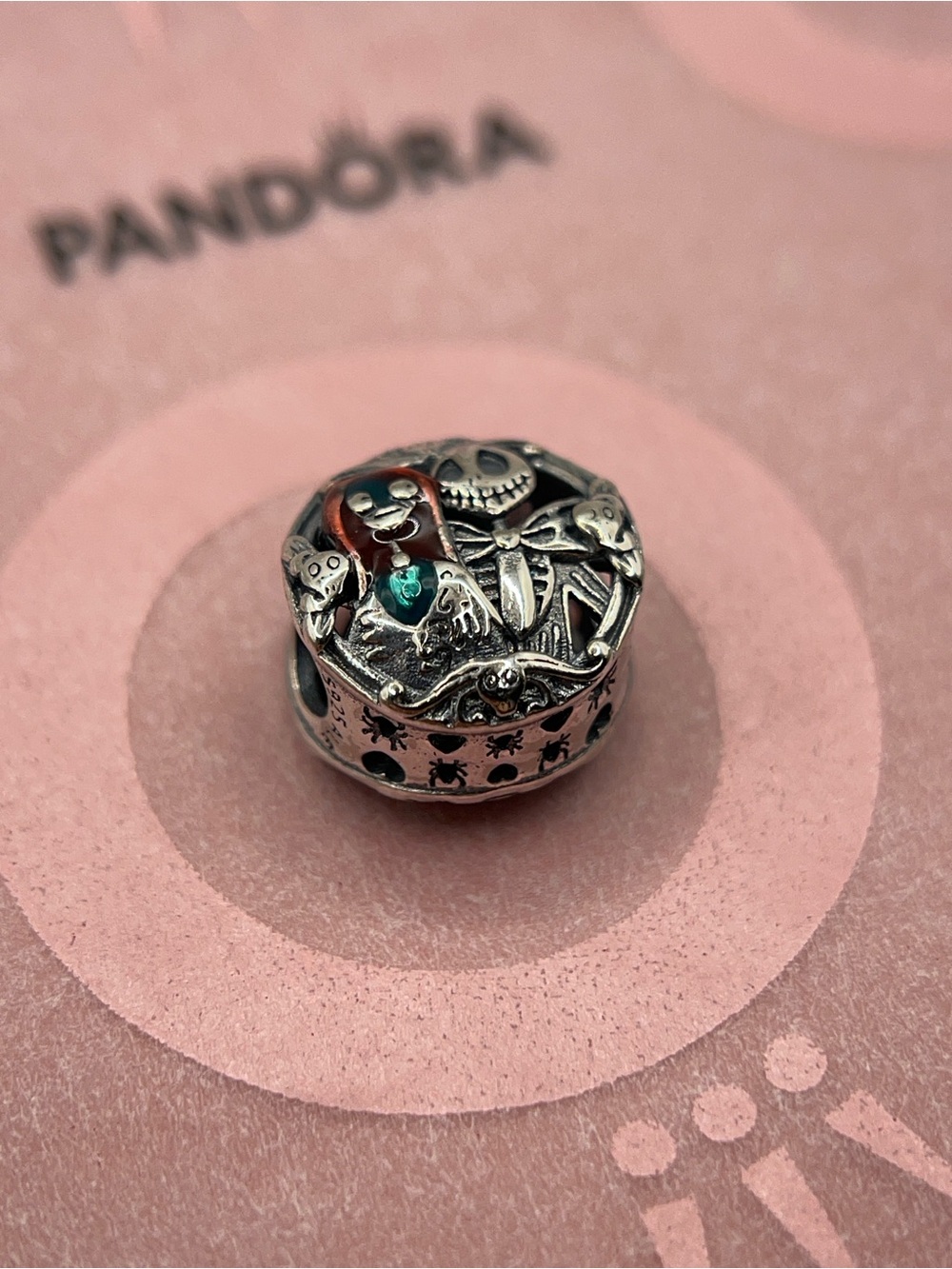 Pandora Disney Nightmare Before Christmas Jack Sally Charm - Picture 3 of 6